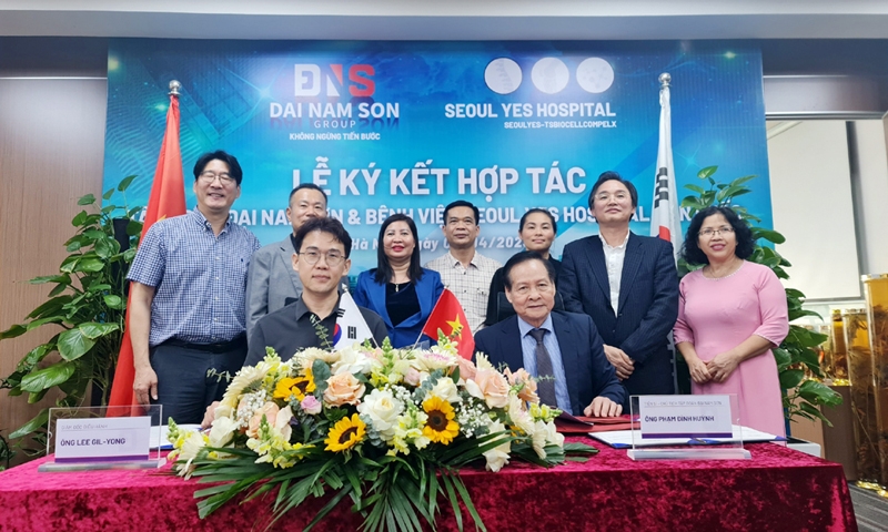 Tập đoàn Đại Sam Sơn ký kết hợp tác với Bệnh viện Seoul Yes Hàn Quốc
