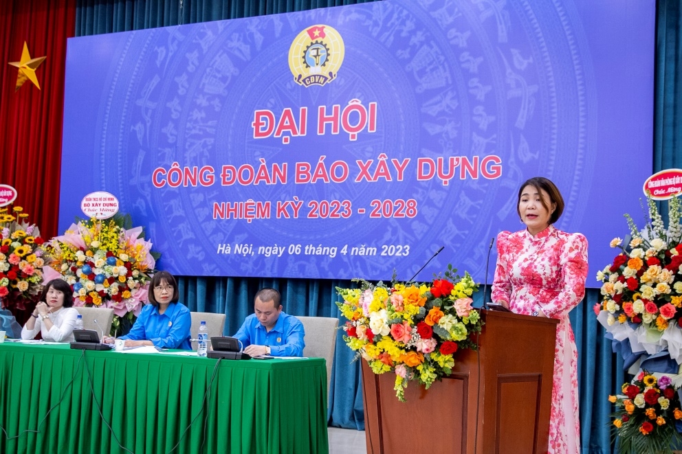 Đại hội Công đoàn Báo Xây dựng lần thứ VIII, nhiệm kỳ 2023 – 2028  thành công tốt đẹp