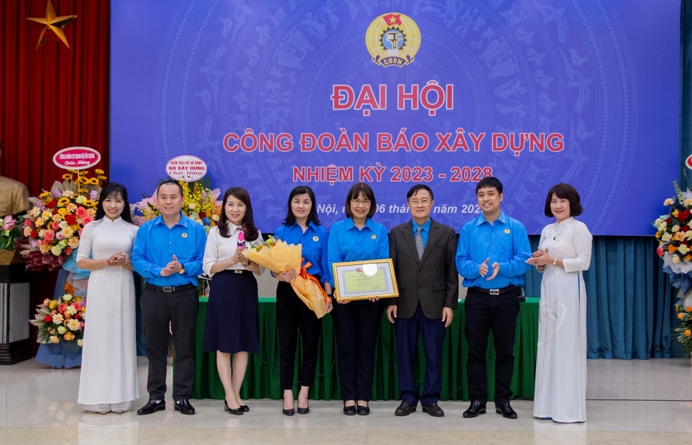 Đại hội Công đoàn Báo Xây dựng lần thứ VIII, nhiệm kỳ 2023 – 2028  thành công tốt đẹp