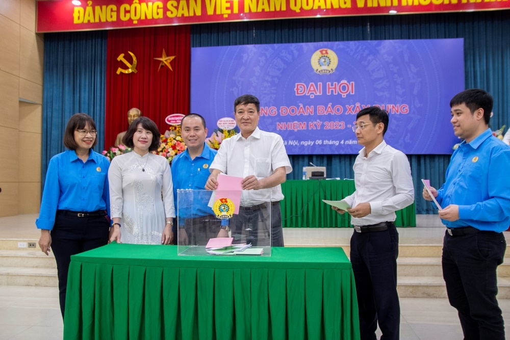 Đại hội Công đoàn Báo Xây dựng lần thứ VIII, nhiệm kỳ 2023 – 2028  thành công tốt đẹp