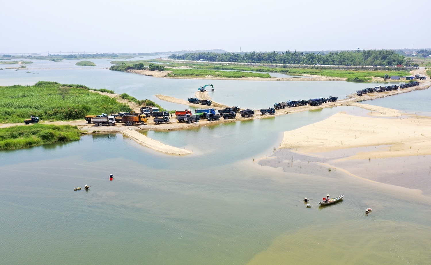 Giá cát tăng đột biến ở Quảng Ngãi