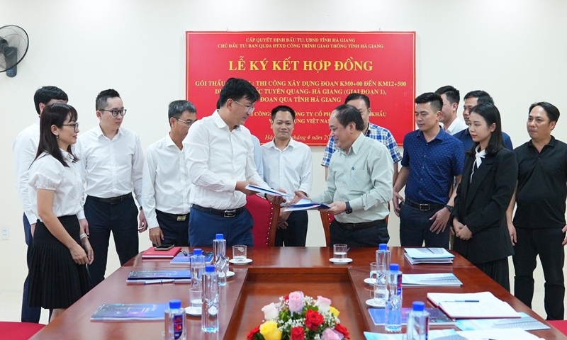 Vinaconex trở thành nhà thầu tham gia thi công cao tốc Tuyên Quang – Hà Giang