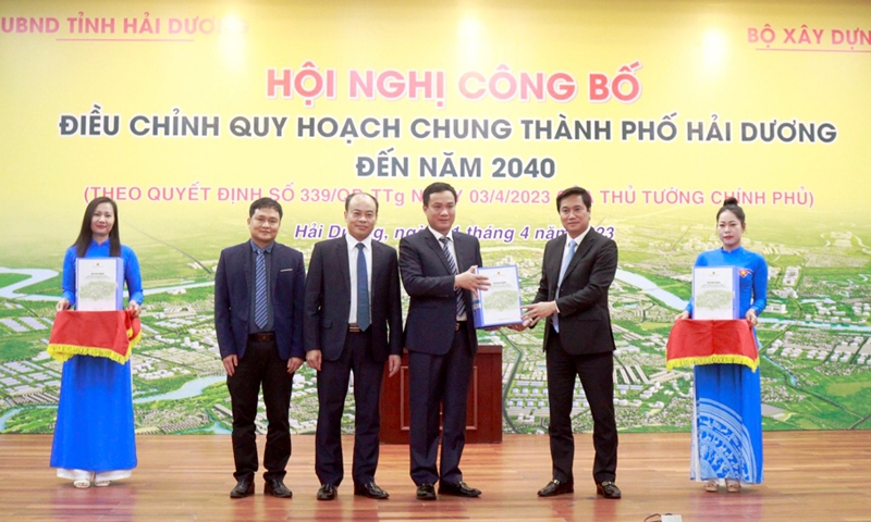 Công bố Điều chỉnh quy hoạch chung thành phố Hải Dương đến năm 2040