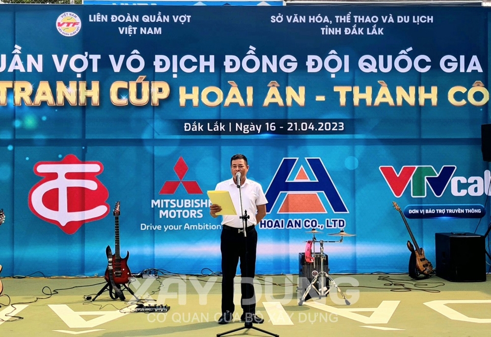 Đắk Lắk: Khai mạc giải quần vợt vô địch Quốc gia cúp “Hoài Ân và Thành Công” năm 2023