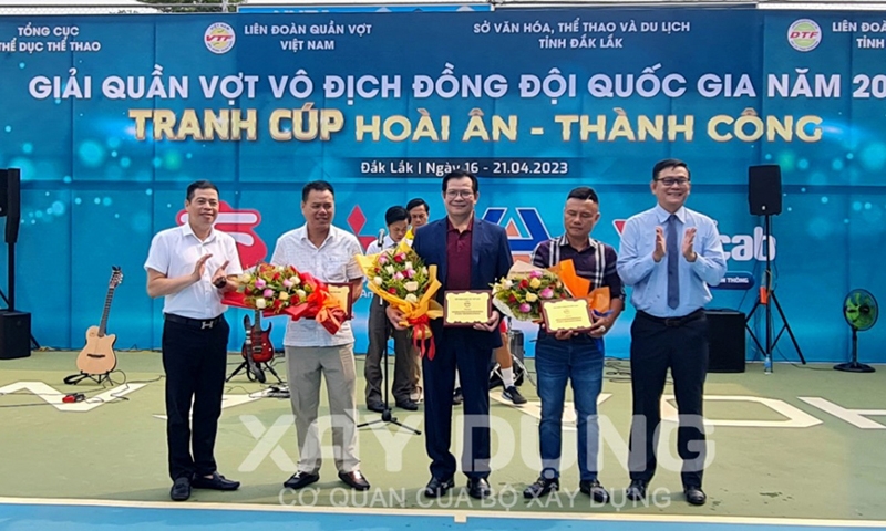Đắk Lắk: Khai mạc giải quần vợt vô địch Quốc gia cúp “Hoài Ân và Thành Công” năm 2023
