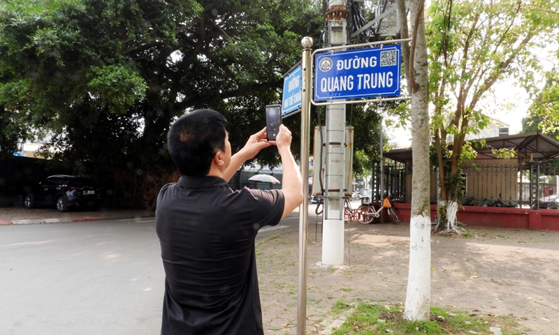Lạng Sơn gắn mã QR Code biển tên đường, phố, công trình công cộng và khu di tích danh thắng