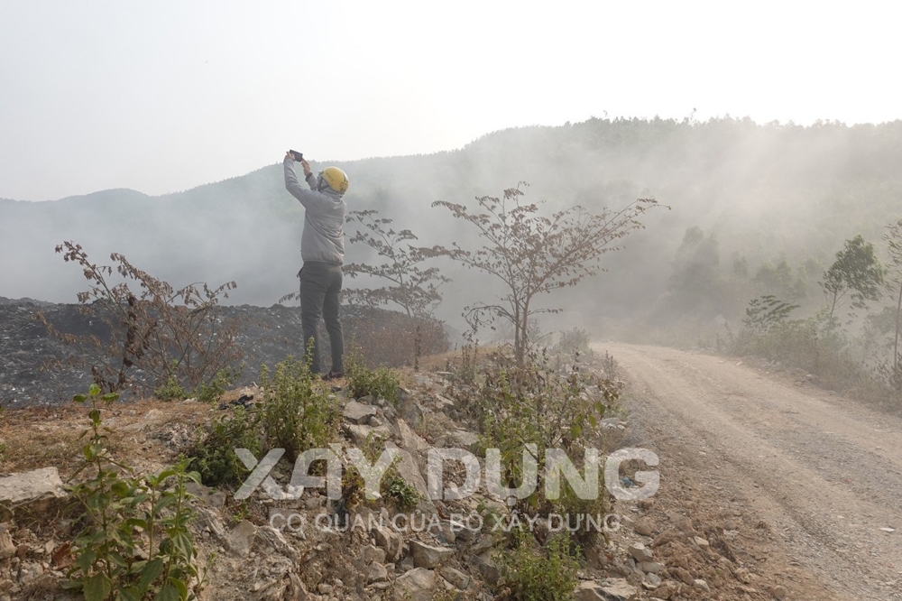 An Nhơn (Bình Định): Bãi chôn lấp hun khói, kêu cứu vì rác quá tải