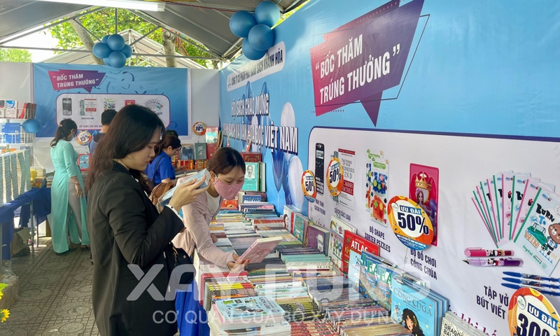 Gần 8.000 cuốn sách được trưng bày tại Hội sách tỉnh Khánh Hòa