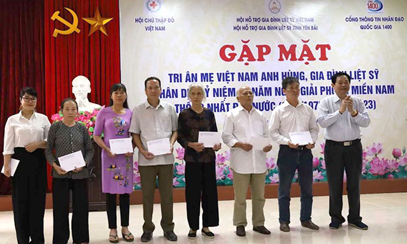 Yên Bái: Tổ chức gặp mặt tri ân Mẹ Việt Nam anh hùng và gia đình liệt sỹ