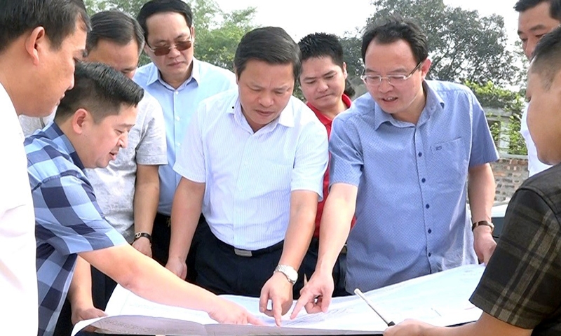 Cẩm Khê (Phú Thọ): Kiểm tra tiến độ các dự án về nhà ở và triển khai quy hoạch khu đô thị