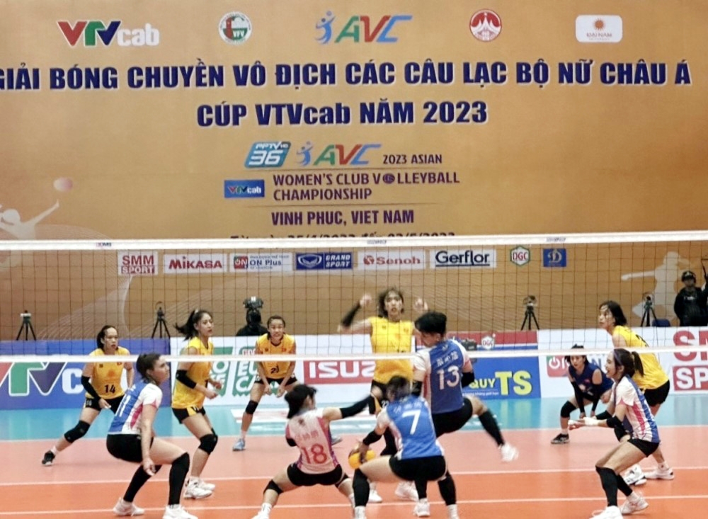 Đội tuyển bóng chuyền Việt Nam thắng đội tuyển Đài Bắc (Trung Quốc) tỷ số 3-1