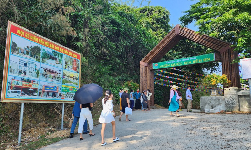 Như Thanh (Thanh Hóa): Vườn quốc gia Bến En đón hàng nghìn du khách trong kỳ nghỉ lễ