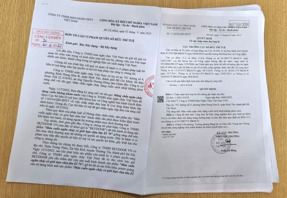 Hồi âm bạn đọc về vụ việc Công ty TNHH Skydoor Việt Nam có “dấu hiệu” vi phạm quyền sở hữu trí tuệ