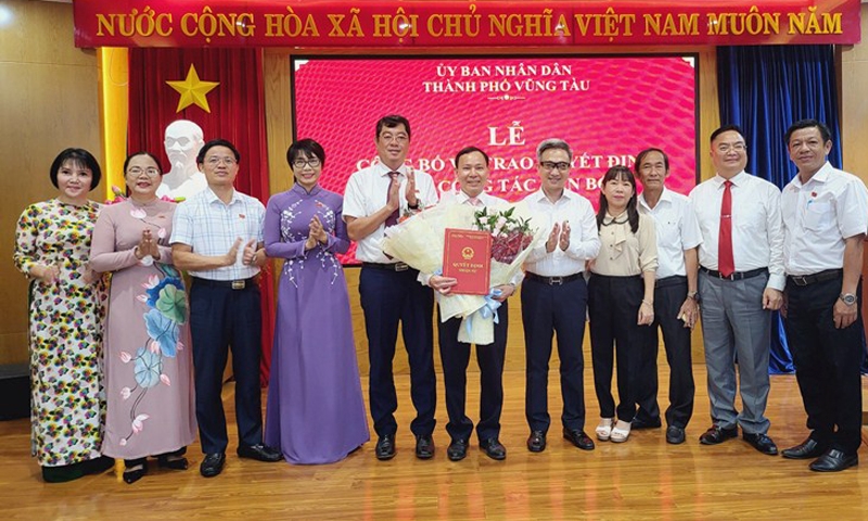 Ông Nguyễn Trọng Thụy giữ chức vụ Phó Chủ tịch UBND thành phố Vũng Tàu
