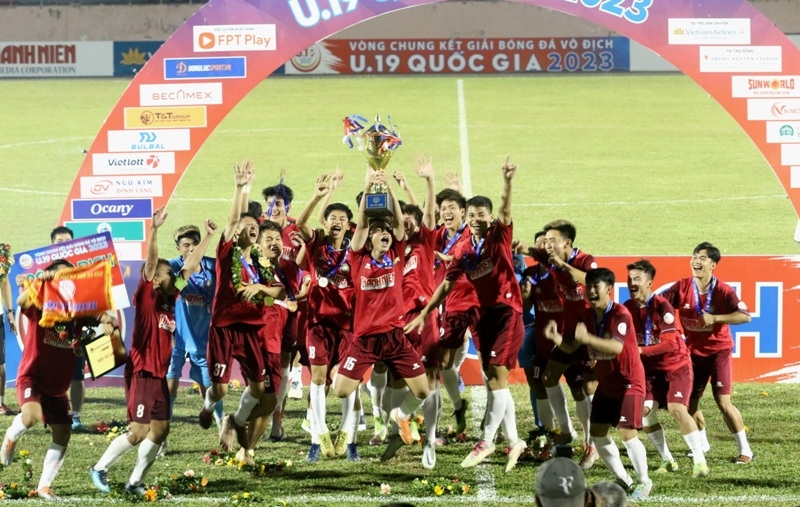 U19 Đông Á Thanh Hóa chính thức vô địch Giải bóng đá U19 quốc gia năm 2023