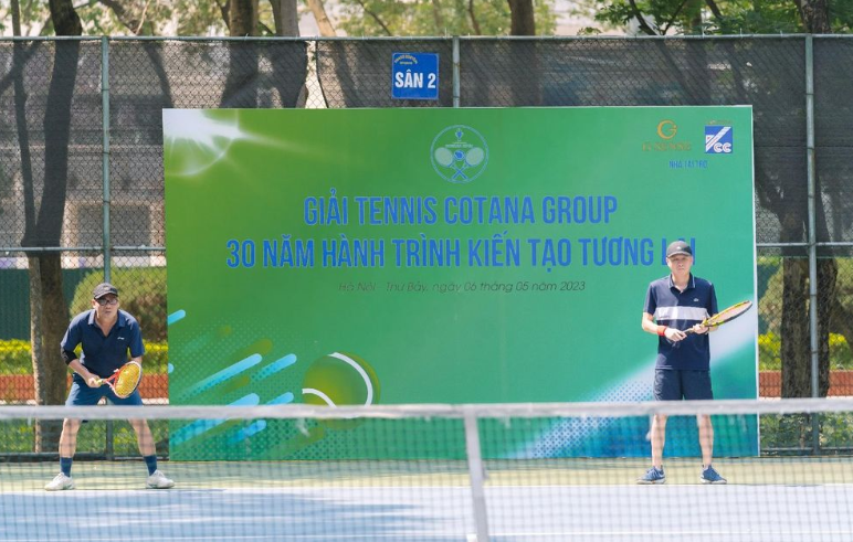Giải tennis Cotana Group - “30 năm - Dòng chảy kiến tạo tương lai” thành công tốt đẹp