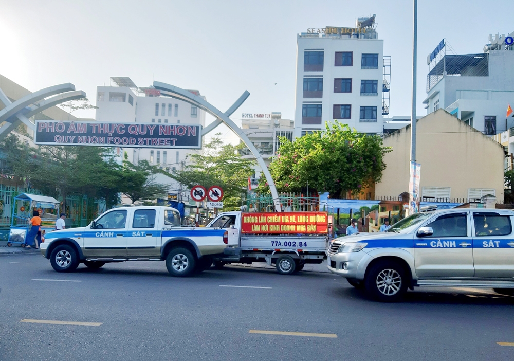 Bình Định: Quy Nhơn ra quân lập lại trật tự đô thị phục vụ mùa du lịch hè 2023