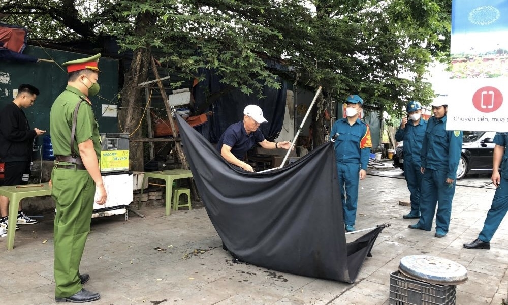 Tây Hồ (Hà Nội): Phường Phú Thượng tổ chức ra quân xử lý tình trạng vi phạm trật tự đô thị