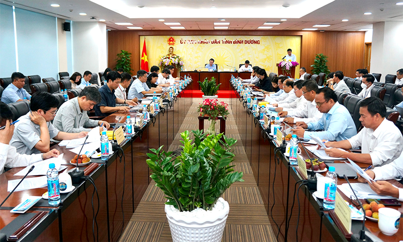 Bộ trưởng Bộ Xây dựng Nguyễn Thanh Nghị làm việc tại Bình Dương