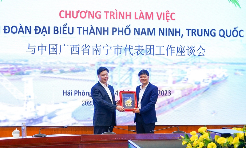 Tăng cường hợp tác đầu tư giữa thành phố Hải Phòng và Nam Ninh (Trung Quốc)