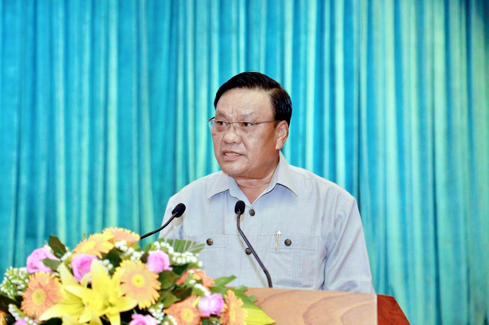 Thường trực Ban Bí thư, Trưởng Ban Tổ chức Trung ương Trương Thị Mai làm việc với Tỉnh ủy Bình Định