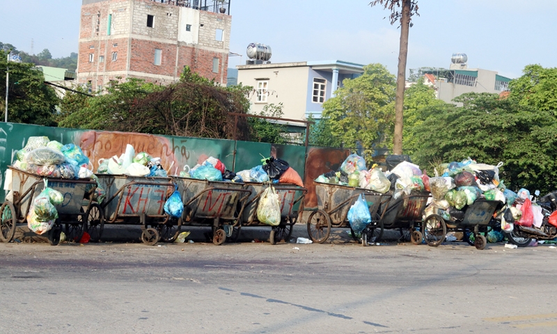 Hạ Long (Quảng Ninh): Khu xử lý rác Vũ Oai đã thông xe trở lại