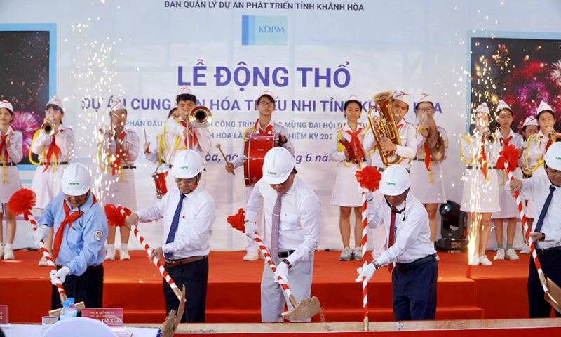 Khởi công xây dựng dự án Cung văn hóa Thiếu nhi tỉnh Khánh Hòa
