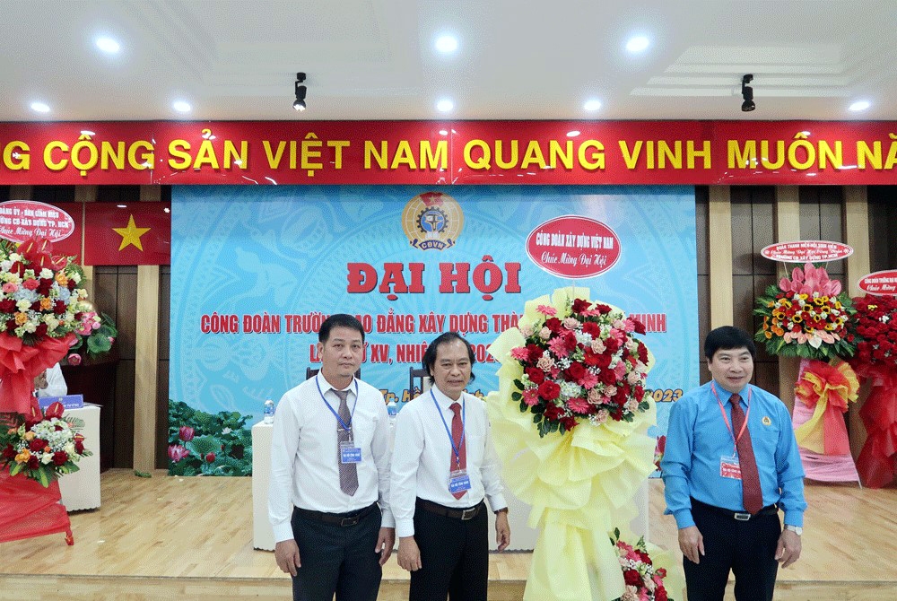 Đại hội Công đoàn Trường Cao đẳng Xây dựng Thành phố Hồ Chí Minh nhiệm kỳ 2023 – 2028 thành công tốt đẹp
