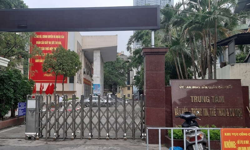 Hà Nội: Khởi tố vụ án hình sự xảy ra tại Trung tâm Văn hoá Thông tin Thể thao và Du lịch quận Cầu Giấy