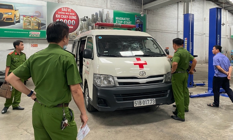 Xe cấp cứu bị tấn công ở Trà Vinh được cấp phép vận chuyển người bệnh 24/24