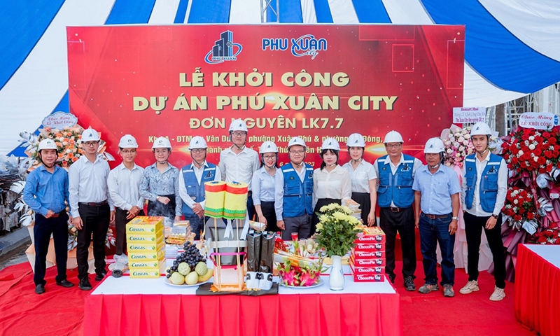 Thừa Thiên – Huế: Khởi công thêm đơn nguyên LK7.7 Dự án Phú Xuân City