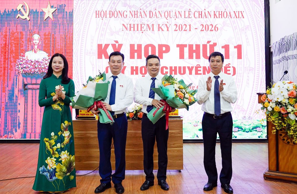 Hải Phòng: Phó Giám đốc Sở Xây dựng giữ chức Chủ tịch UBND quận Lê Chân