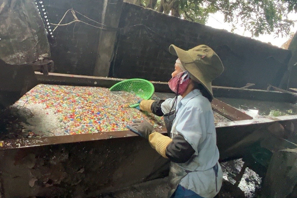 Bình Giang (Hải Dương): Cơ sở tái chế nhựa ô nhiễm ở xã nông thôn mới kiểu mẫu