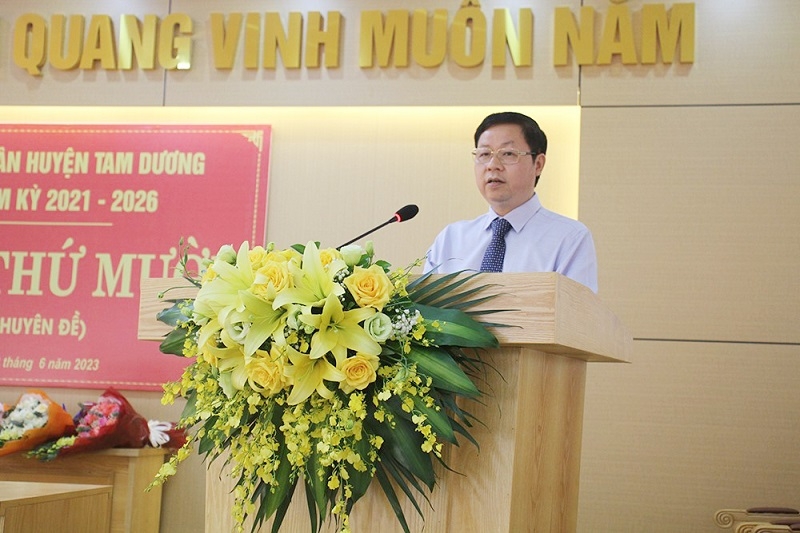 Tam Dương (Vĩnh Phúc): Kiện toàn các chức danh UBND huyện