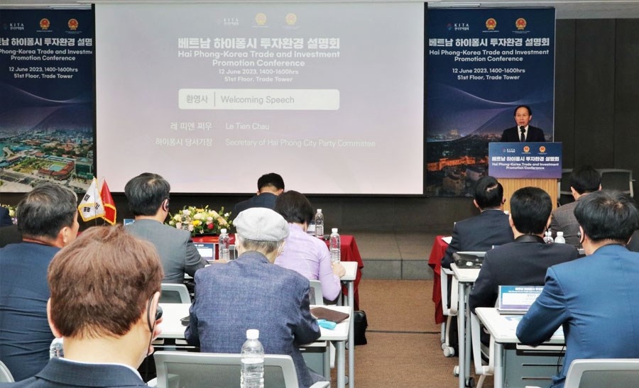 Xúc tiến đầu tư và thương mại Hàn Quốc - Hải Phòng