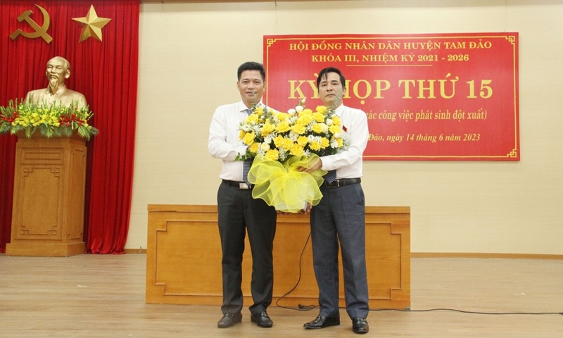 Vĩnh Phúc: Ông Nguyễn Xuân Phương được bầu làm Chủ tịch UBND huyện Tam Đảo