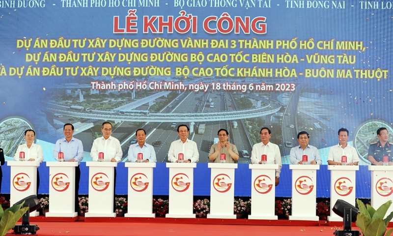 Thủ tướng tham dự Lễ khởi công xây dựng dự án đường Vành đai 3 Thành phố Hồ Chí Minh