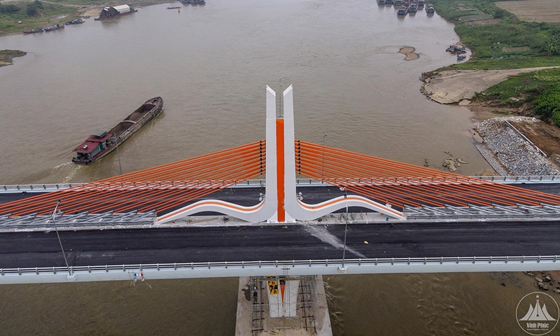 Vĩnh Phúc: Chuẩn bị đưa cầu Vĩnh Phú vào hoạt động