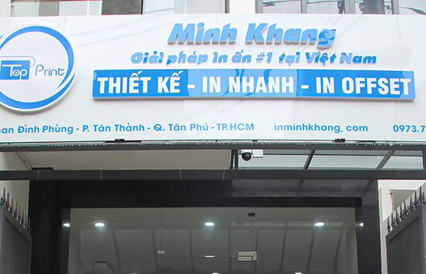 Bảng hiệu Minh Khang - Công ty cung cấp bảng hiệu uy tín tại Thành phố Hồ Chí Minh