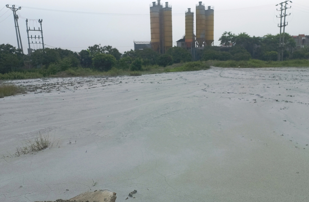 Công ty TNHH Nông Việt Hưng Yên san lấp mặt bằng khi chưa được giao đất