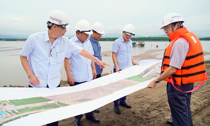 Hải Phòng: Kiểm tra tiến độ thực hiện một số dự án trên địa bàn huyện Thủy Nguyên