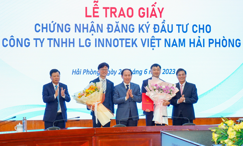 Tập đoàn LG Innotek đầu tư thêm 1 tỷ USD vào Hải Phòng