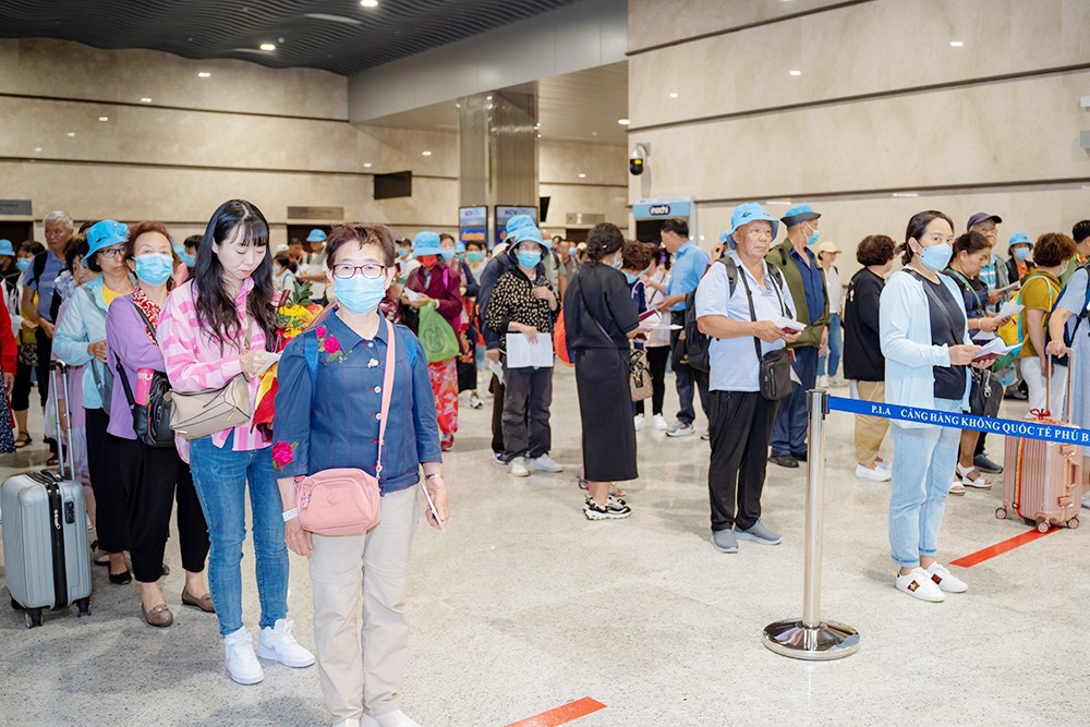 Thừa Thiên - Huế: Đón chuyến bay quốc tế đầu tiên đến Nhà ga T2 - Cảng hàng không quốc tế Phú Bài