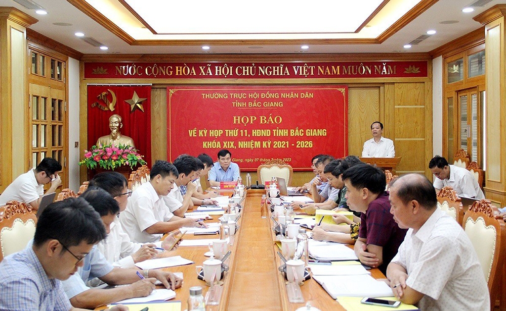 Bắc Giang: Dự kiến thông qua 32 dự thảo nghị quyết tại Kỳ họp thứ 11, HĐND tỉnh khóa XIX
