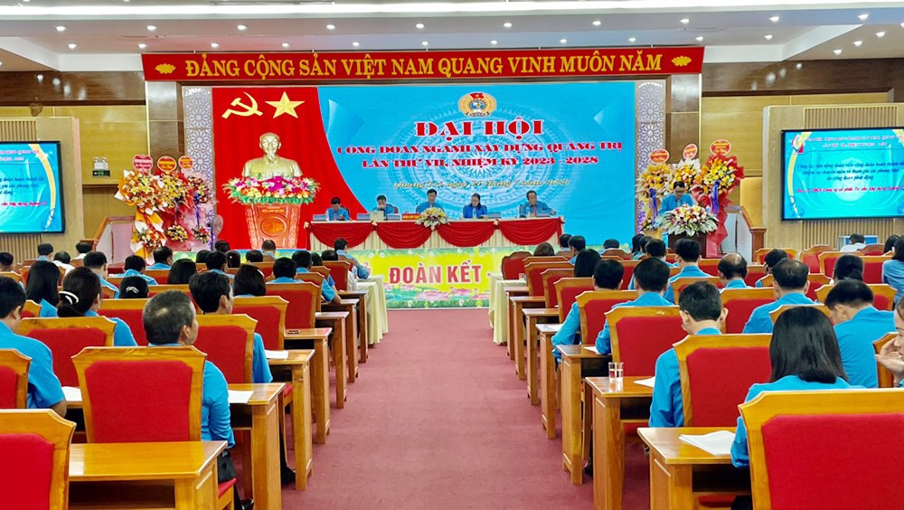 Quảng Trị: Đại hội Công đoàn ngành Xây dựng nhiệm kỳ 2023 - 2028 thành công tốt đẹp