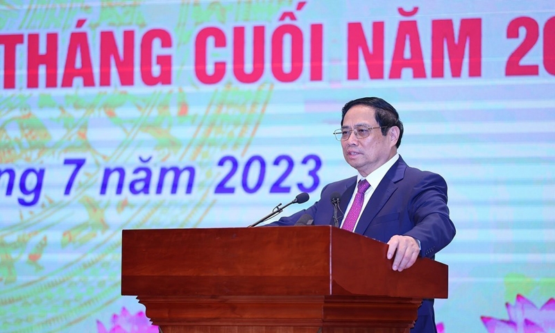 Thủ tướng dự Hội nghị sơ kết hoạt động ngân hàng 6 tháng đầu năm 2023
