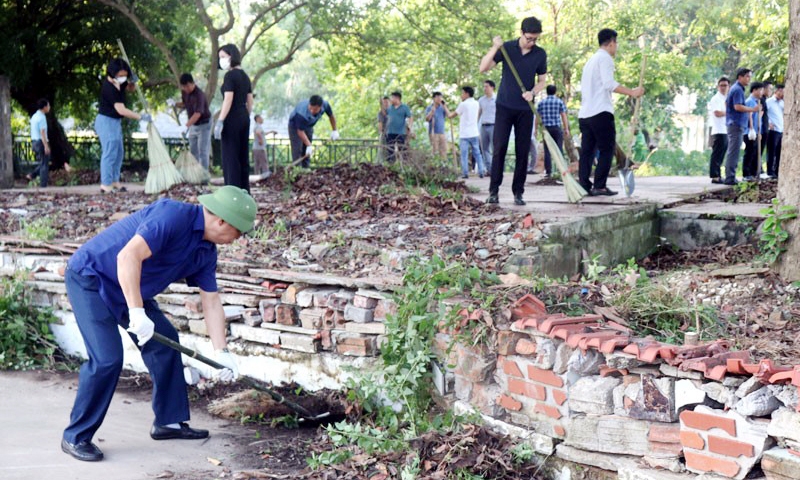 Vĩnh Yên (Vĩnh Phúc): Chung tay xây dựng đô thị xanh - sạch - đẹp