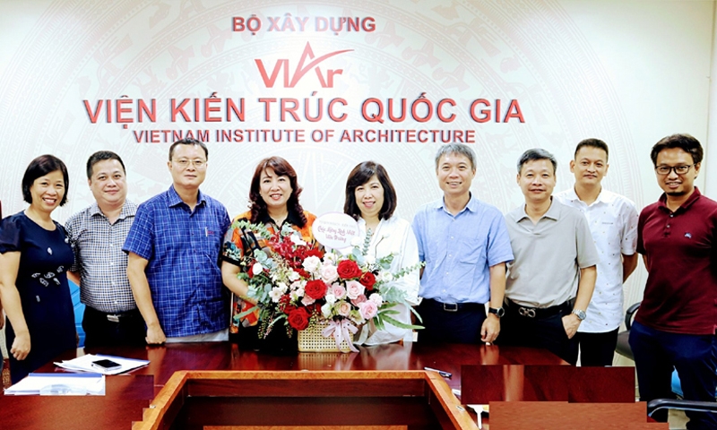 Vụ Quy hoạch Kiến trúc tăng cường hợp tác với Viện Kiến trúc quốc gia