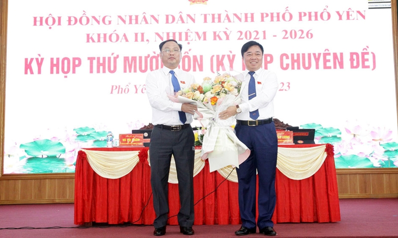 Thái Nguyên: Ông Nguyễn Công Thịnh được bầu làm Chủ tịch UBND thành phố Phổ Yên