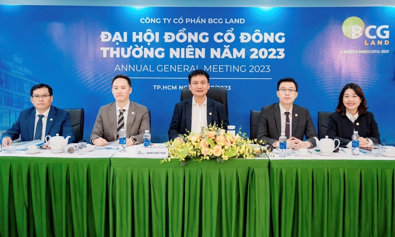 Đại hội đồng cổ đông BCG Land năm 2023: Kế hoạch doanh thu 3.580 tỷ, lên sàn UPCoM và tăng vốn thêm 4.000 tỷ đồng